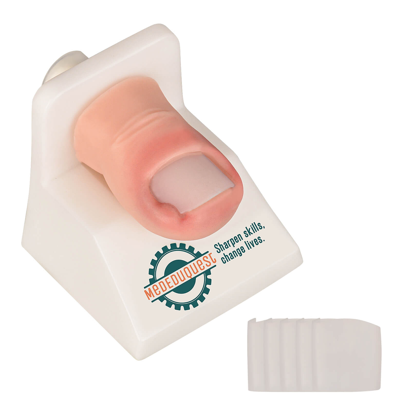 Ingrown Toenail Trainer Kit with Base for Toenail Removal Simulation